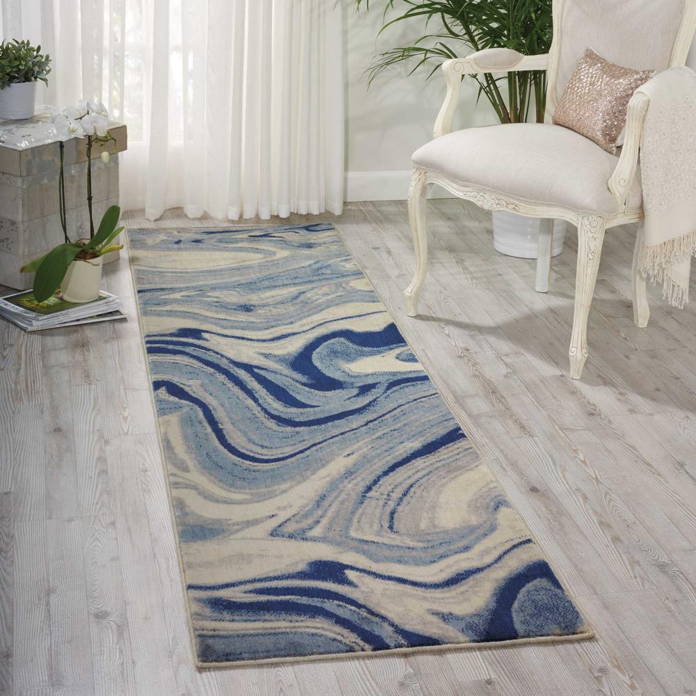 Modern Runner Area Rug, 6' Runner. Picture 2