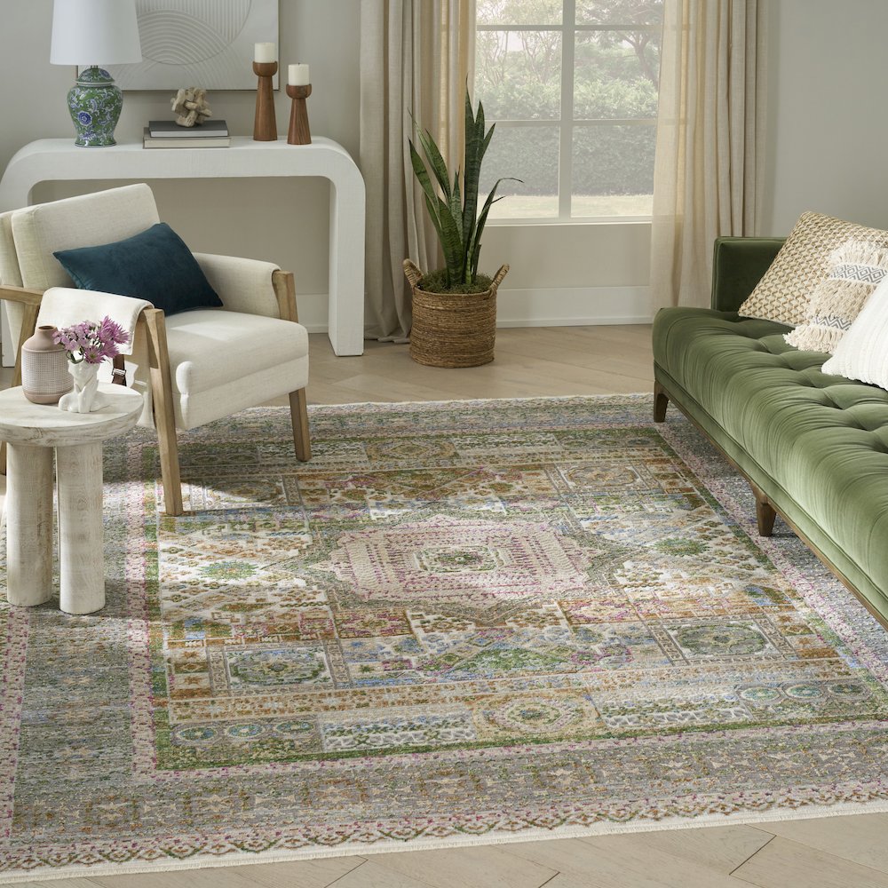 Nourison Home Vintage Harmony Area Rug. Picture 2