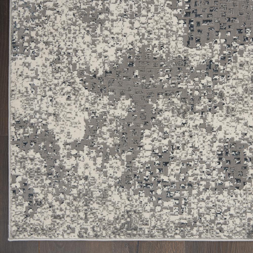 Michael Amini MA90 Uptown Area Rug, Ivory/Grey, 4' x 6', UPT02. Picture 4