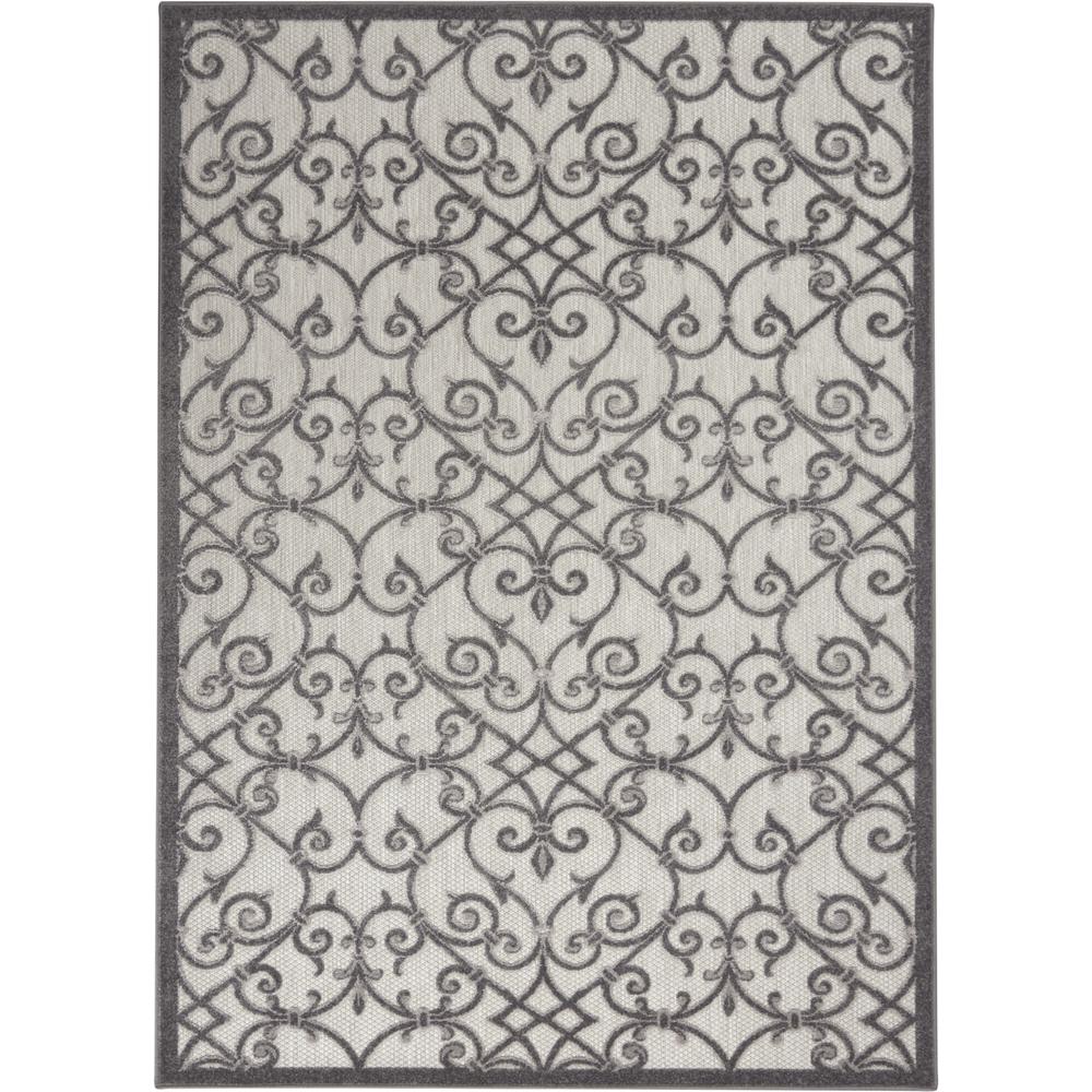 Aloha Area Rug, Grey/Charcoal, 3'6" x 5'6". Picture 1