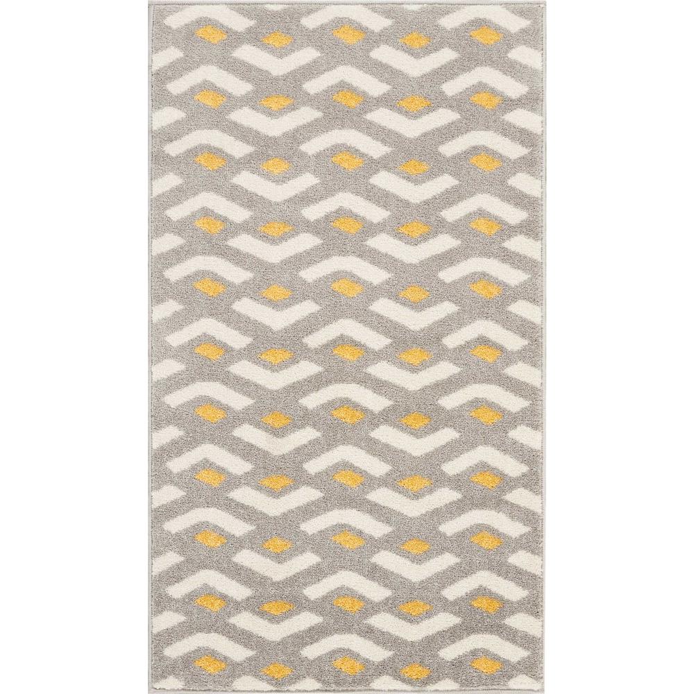 Nourison Harper Grey Kids Area Rug. Picture 1