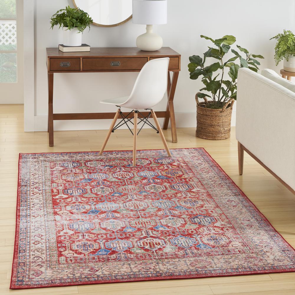 Vintage Rectangle Area Rug, 5' x 7'. Picture 3