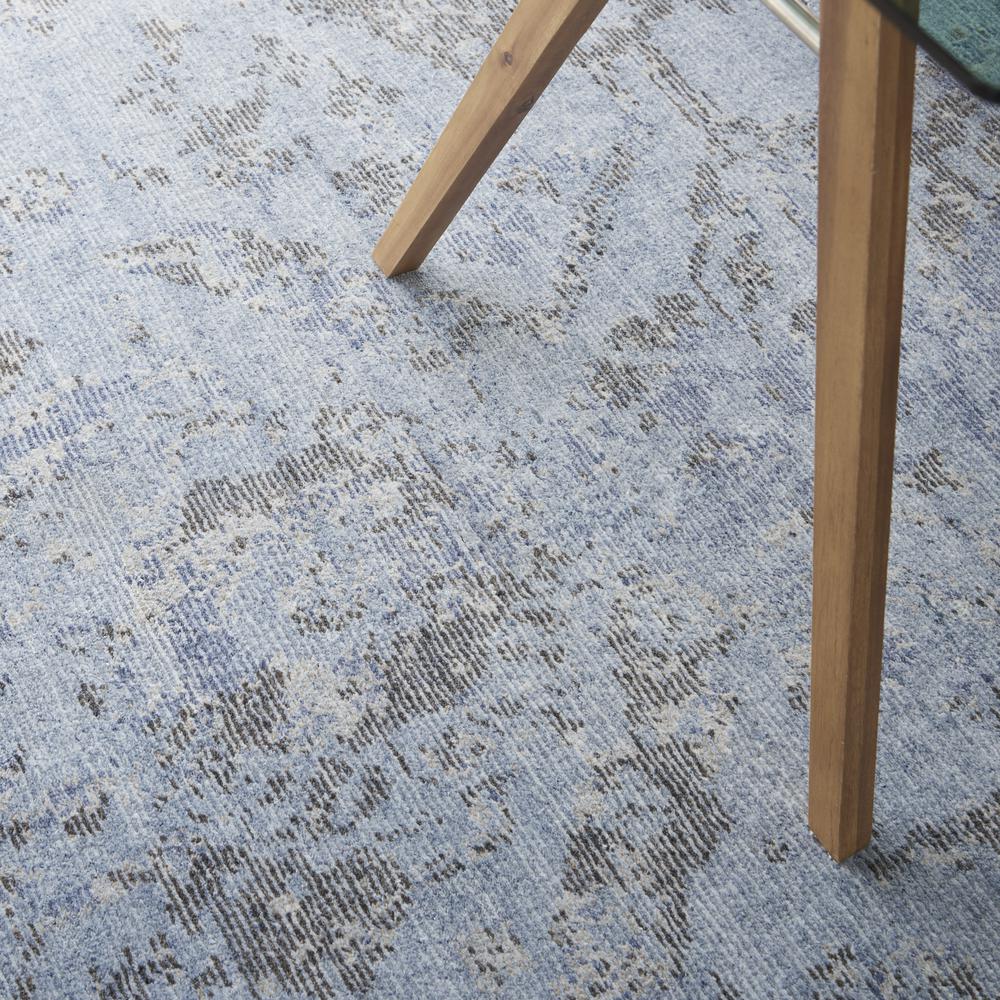Nourison Lucent Area Rug, 3'9" x 5'9", Sky. Picture 5