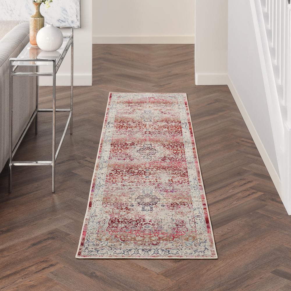 Vintage Runner Area Rug, 8' Runner. Picture 2