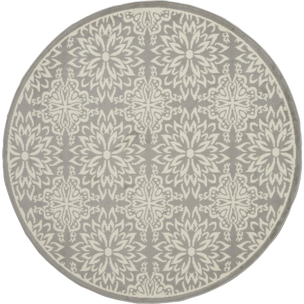 Farmhouse Round Area Rug, 5' x Round. Picture 1