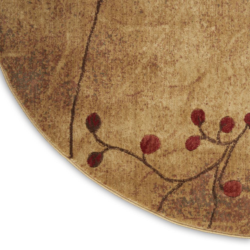 Rustic Round Area Rug, 8' x Round. Picture 5