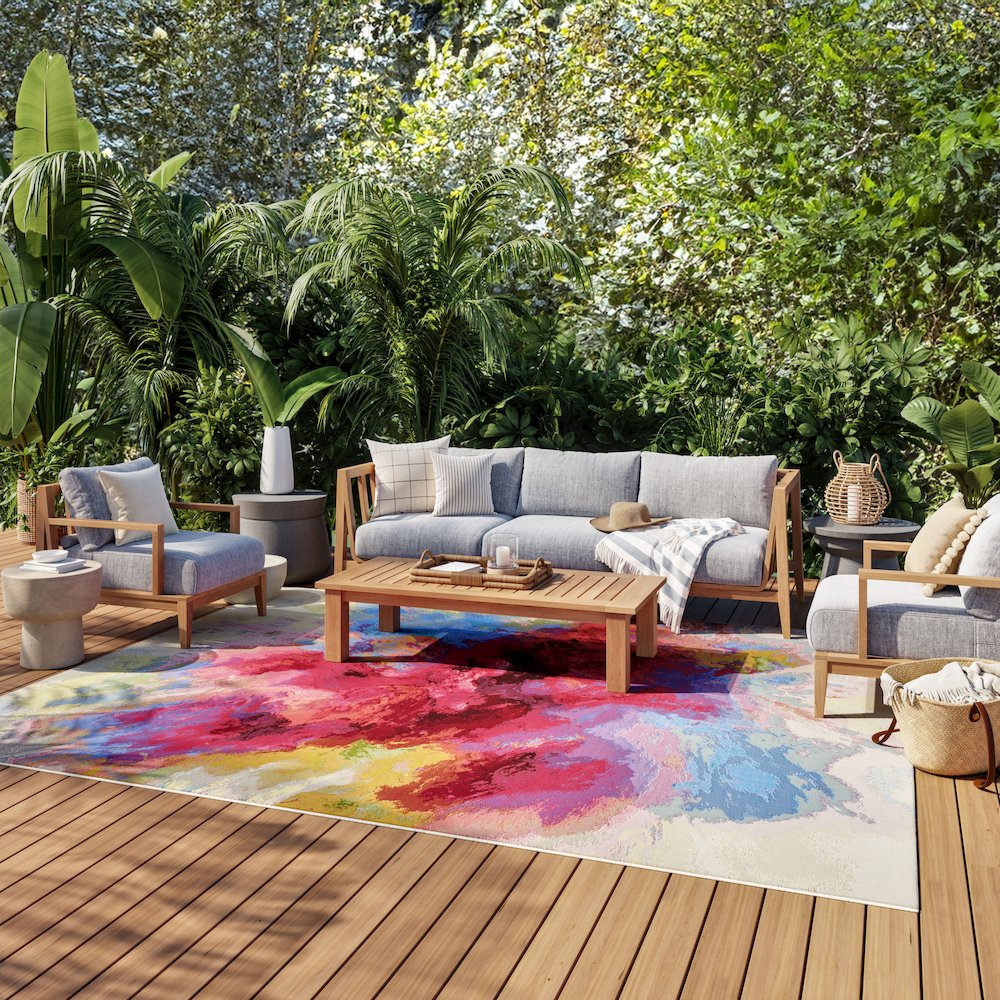 Nourison Home Color Splash Area Rug. Picture 2