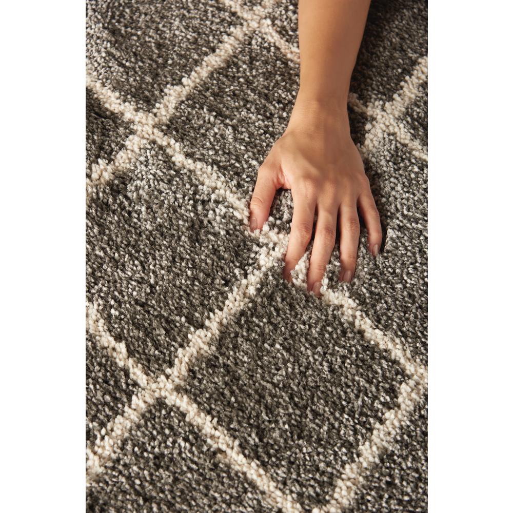 Nourison Home Geometric Shag Area Rug. Picture 10