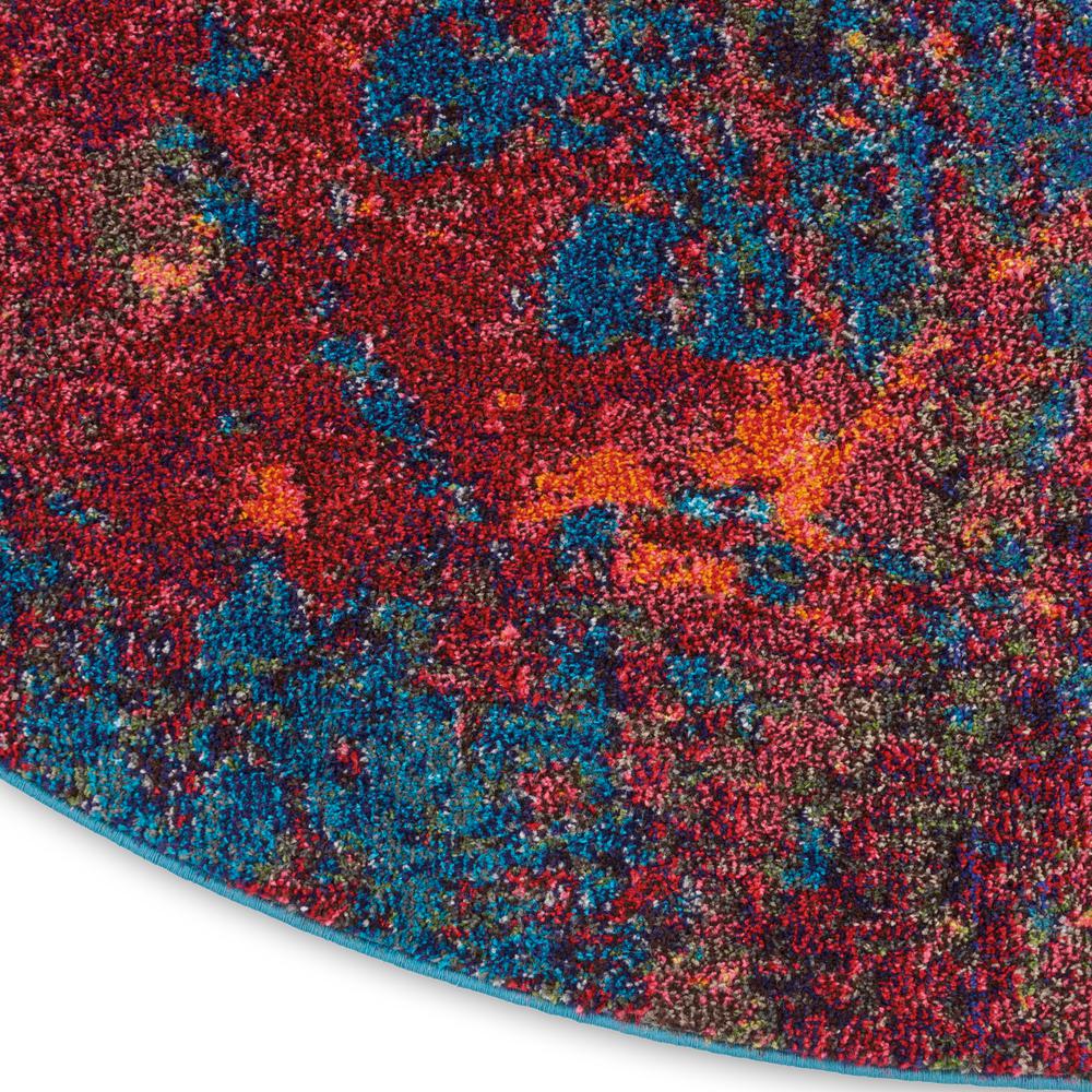 Modern Round Area Rug, 5' x Round. Picture 6