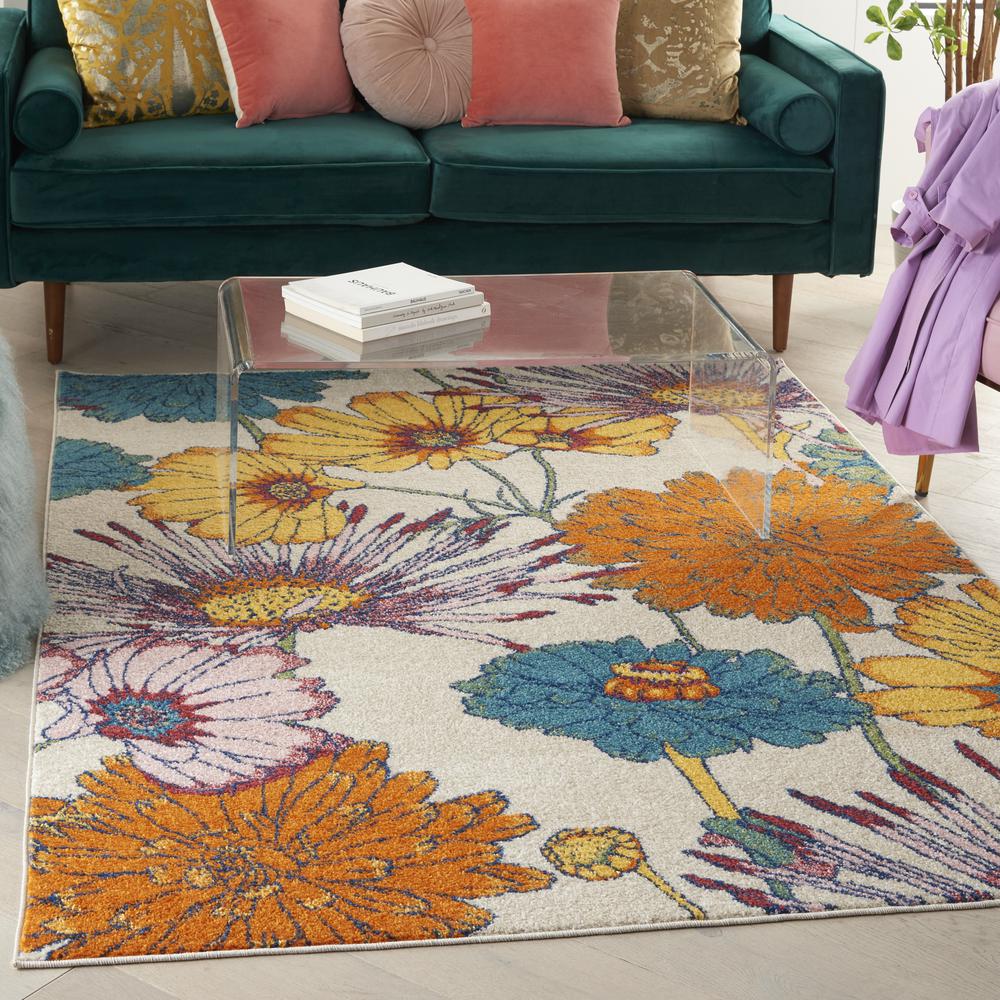 Contemporary Rectangle Area Rug, 4' x 6'. Picture 3