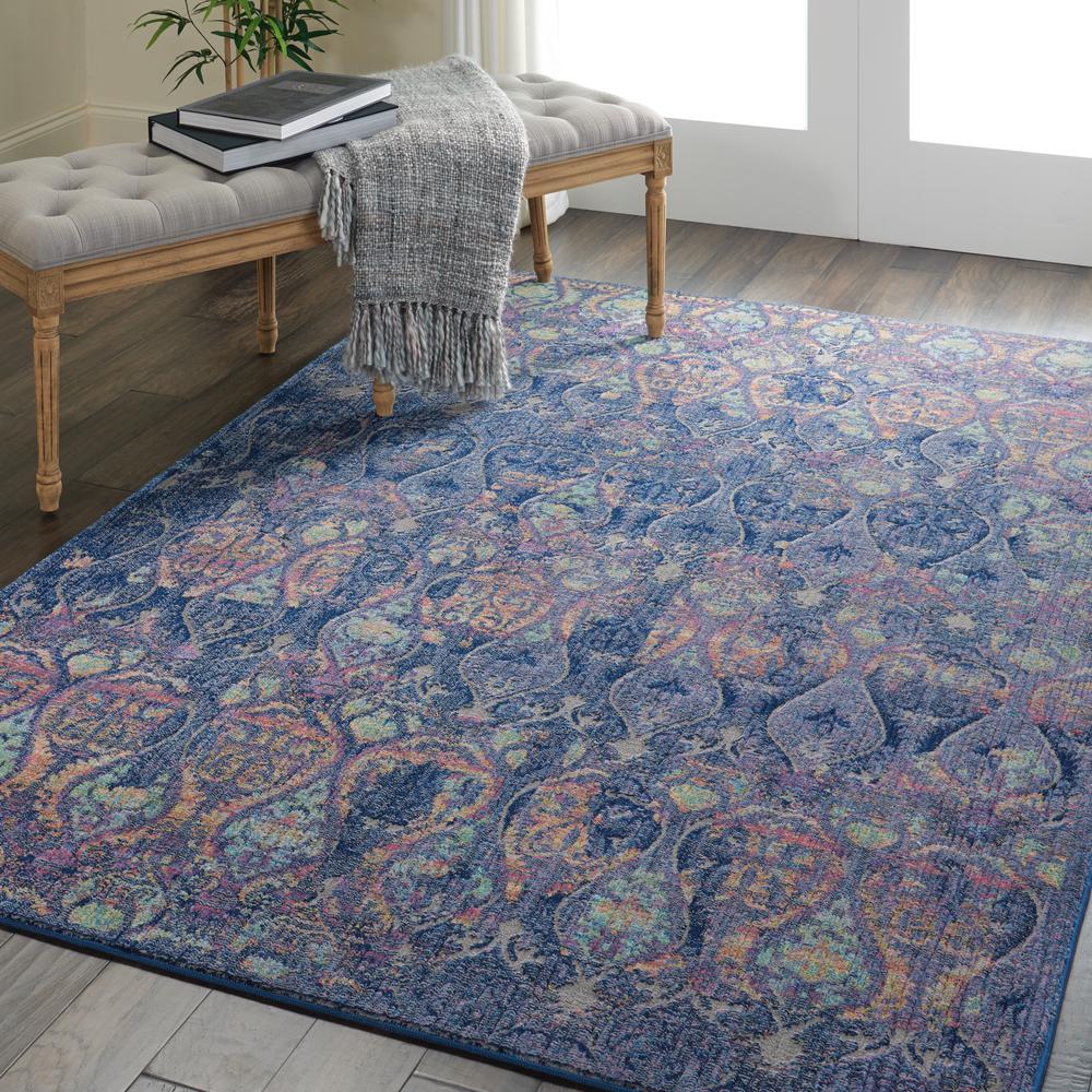 Bohemian Rectangle Area Rug, 5' x 8'. Picture 9