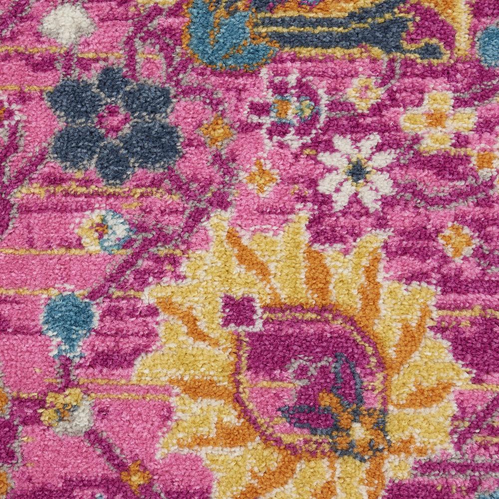 Bohemian Round Area Rug, 5' x Round. Picture 6