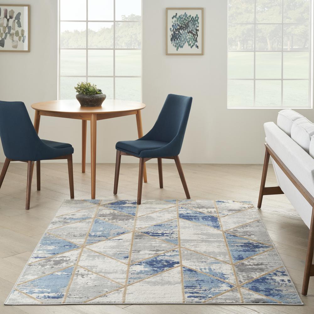 Modern Rectangle Area Rug, 5' x 7'. Picture 9
