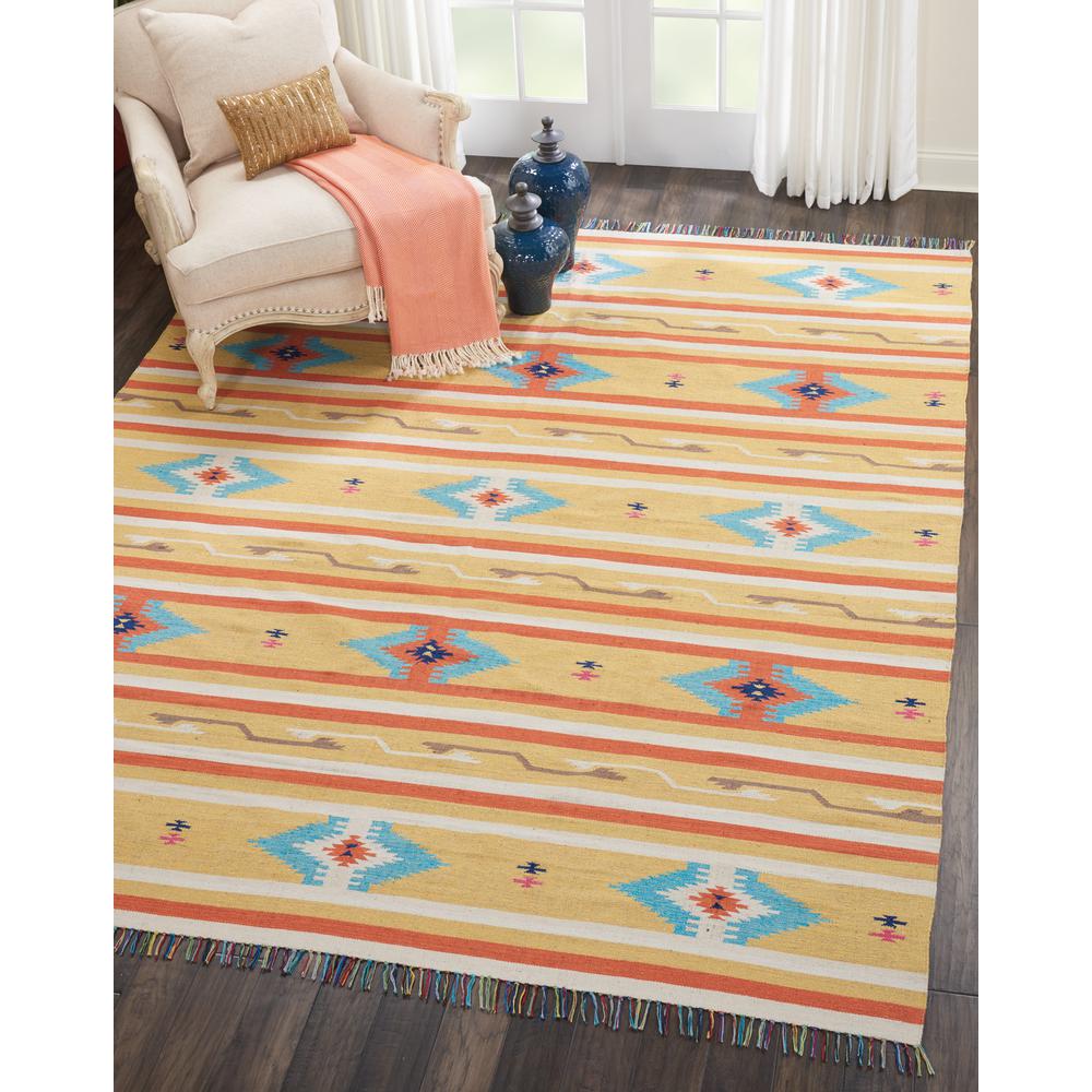 Southwestern Rectangle Area Rug, 8' x 10'. Picture 10