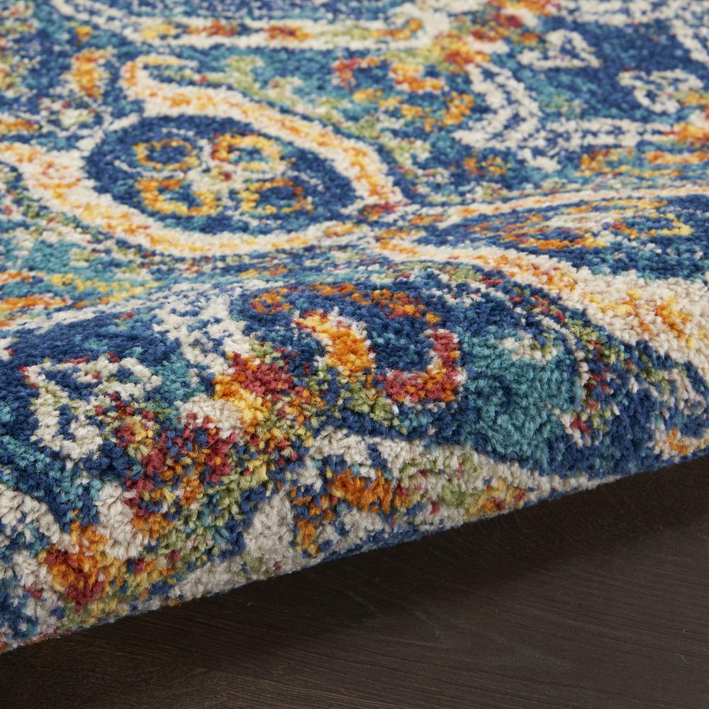 ALR05 Allur Blue Multicolor Area Rug- 5'3" x 7'3". Picture 6
