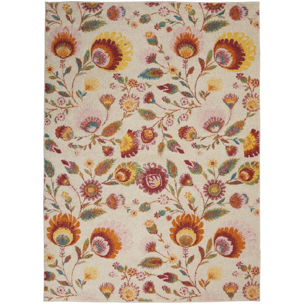 Farmhouse Rectangle Area Rug, 5' x 7'. Picture 1