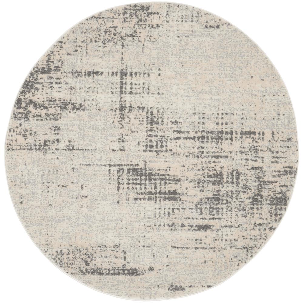 Modern Round Area Rug, 4' x Round. Picture 1