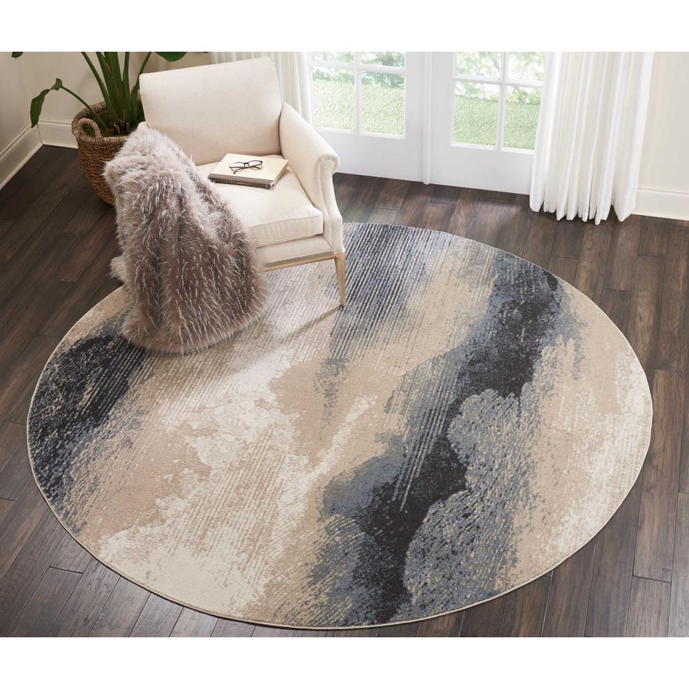 Modern Round Area Rug, 8' x Round. Picture 3