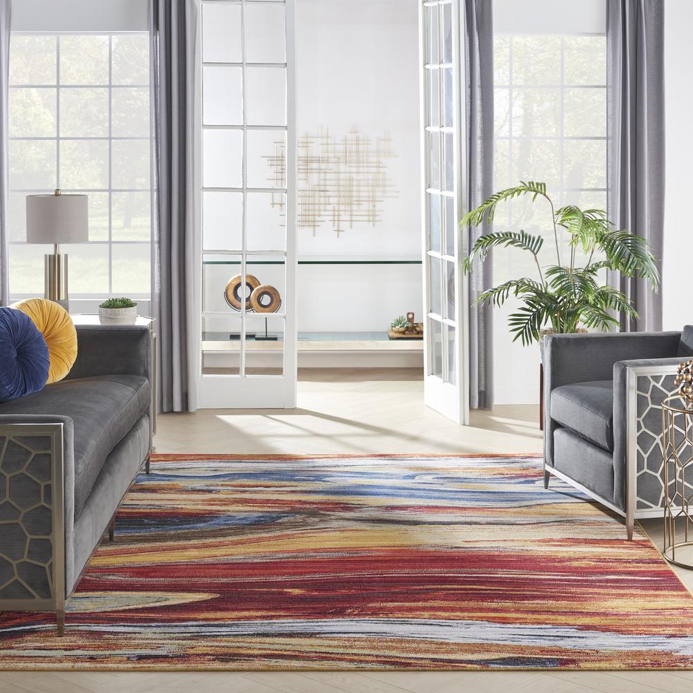 Modern Rectangle Area Rug, 8' x 10'. Picture 9