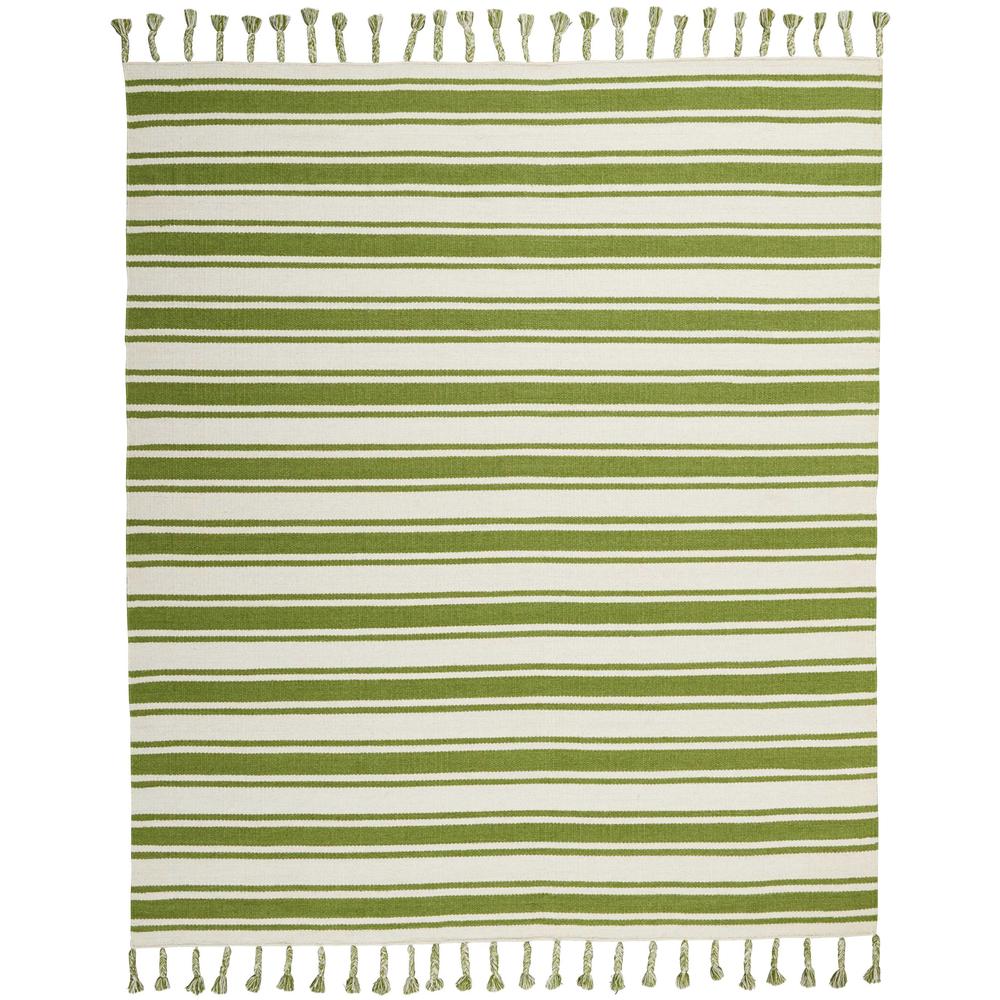 Solano Area Rug, Ivory/Green, 8' x 10'6". Picture 1