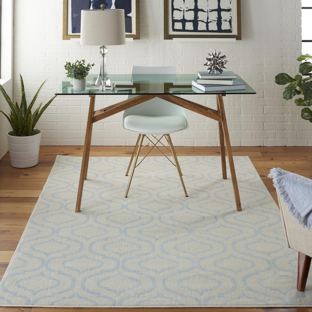 Contemporary Rectangle Area Rug, 5' x 7'. Picture 2
