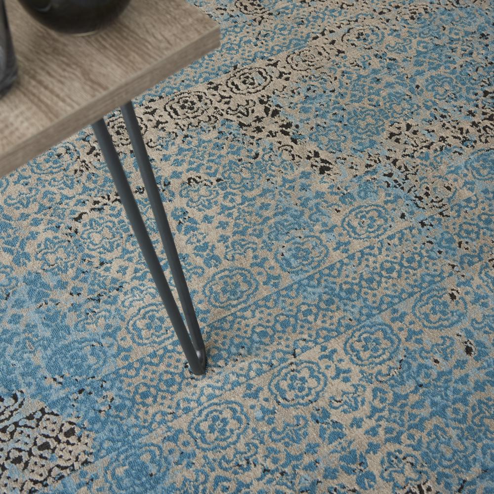 Karma Area Rug, Blue, 5'3" x 7'4". Picture 8