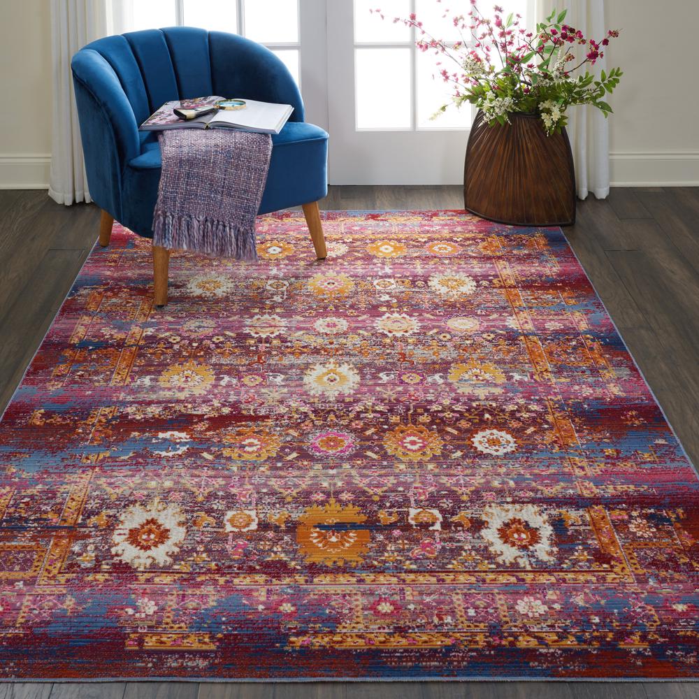Vintage Rectangle Area Rug, 5' x 8'. Picture 2