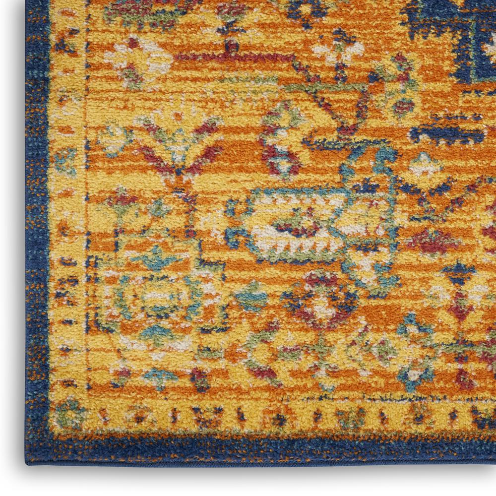 ALR04 Allur Orange Multicolor Area Rug- 5'3" x 7'3". Picture 5