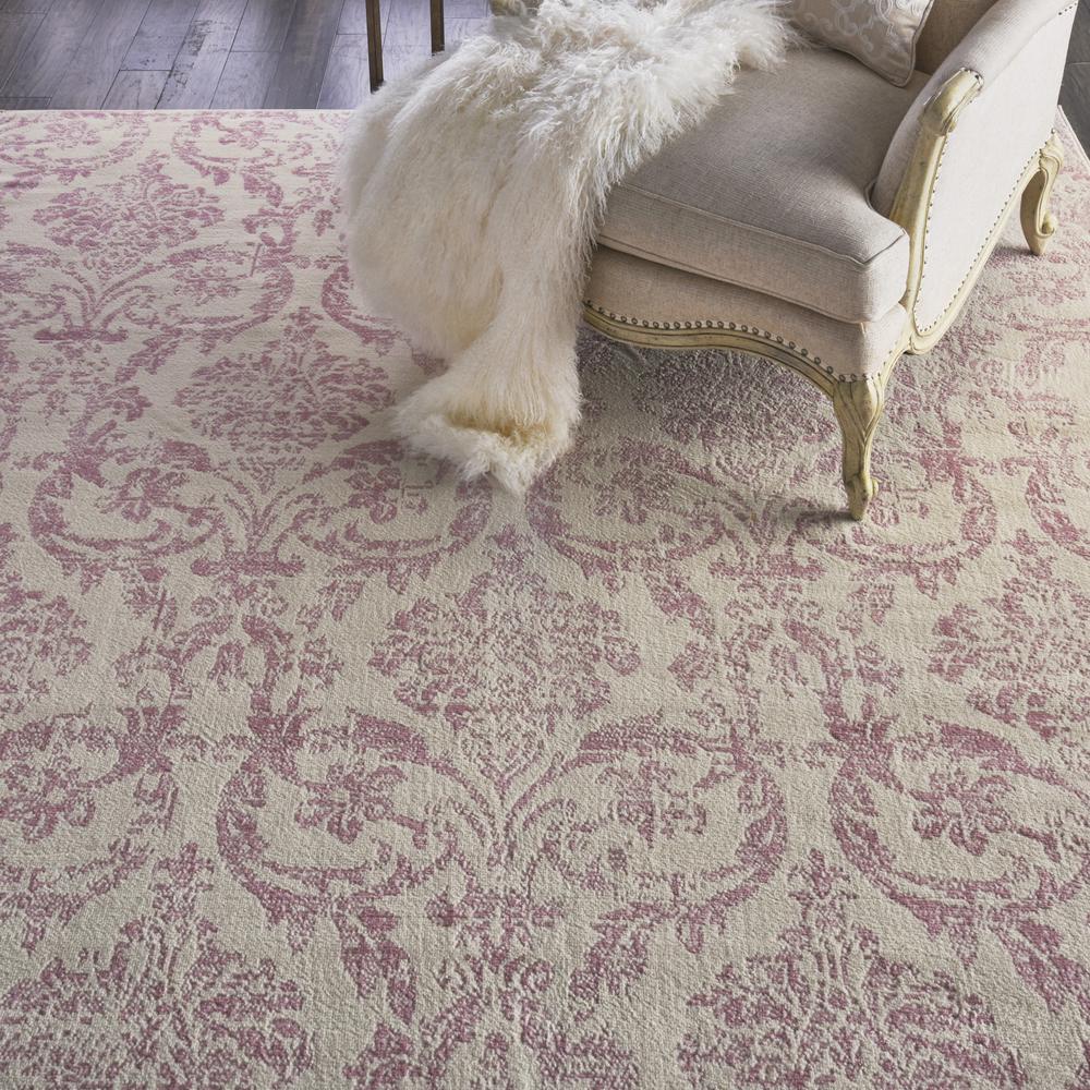 Nourison Jubilant Area Rug, 7' x 10', Ivory/Pink. Picture 8