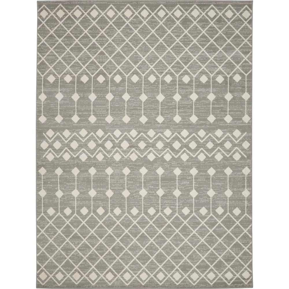 GRF37 Grafix Grey Area Rug- 8'6"x12'. Picture 1