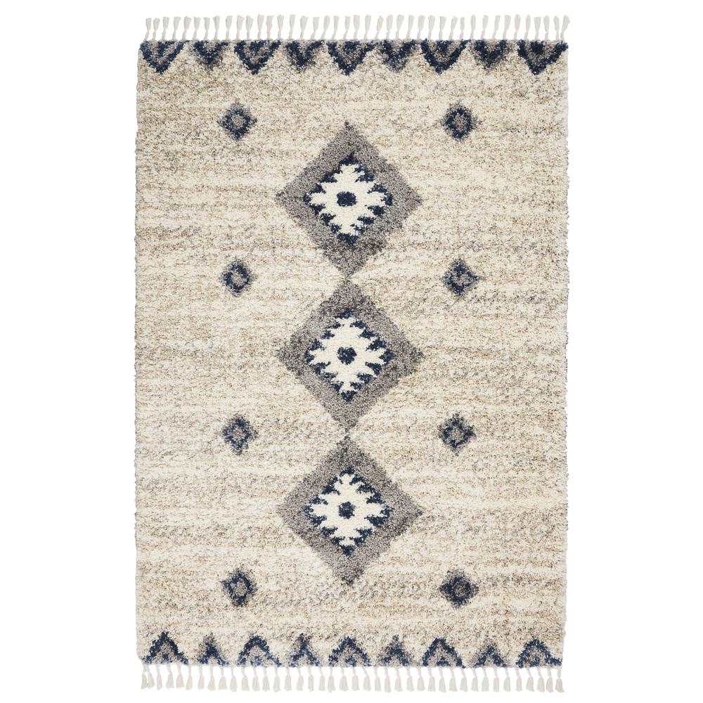 Nourison Home Scandinavian Shag Area Rug. Picture 1