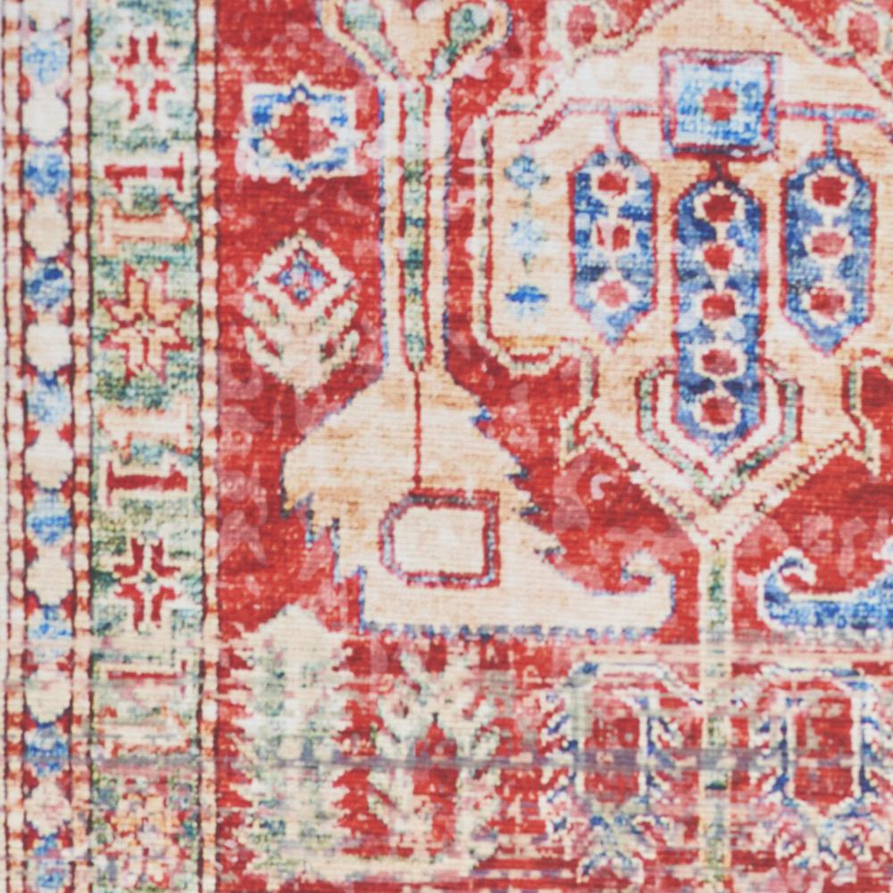 Vintage Rectangle Area Rug, 5' x 7'. Picture 7