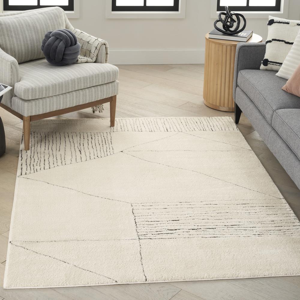 Scandinavian Rectangle Area Rug, 4' x 6'. Picture 2