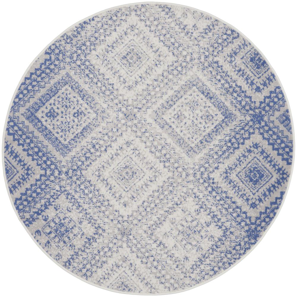 Bohemian Round Area Rug, 5' x Round. Picture 1