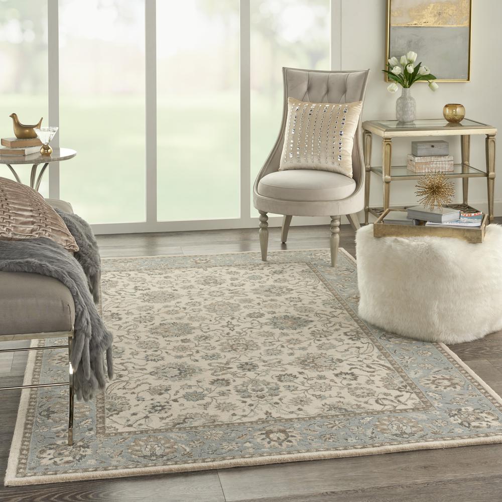 Rectangle Farmhouse Machine Made Area Rug. Picture 9