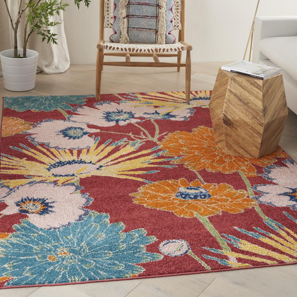 Contemporary Rectangle Area Rug, 5' x 7'. Picture 2