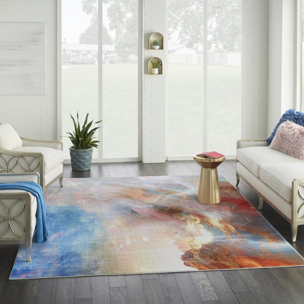 Nourison Le Reve Area Rug, Multicolor, 7'9" x 9'9", LER04. Picture 9