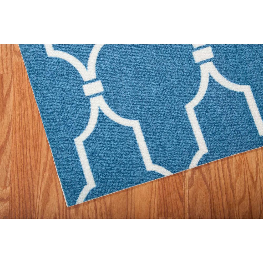 Home & Garden Area Rug, Navy, 10' x 13'. Picture 3
