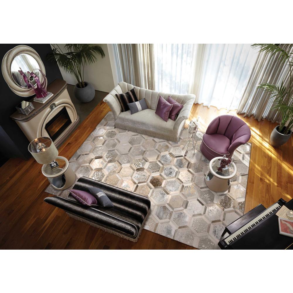 Modern Rectangle Area Rug, 5' x 8'. Picture 3