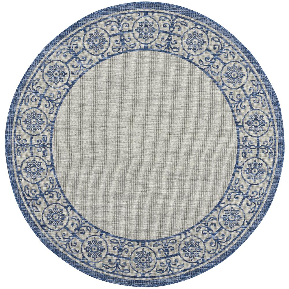 Nourison Garden Party Area Rug, 5' Round (99446811028). Picture 1
