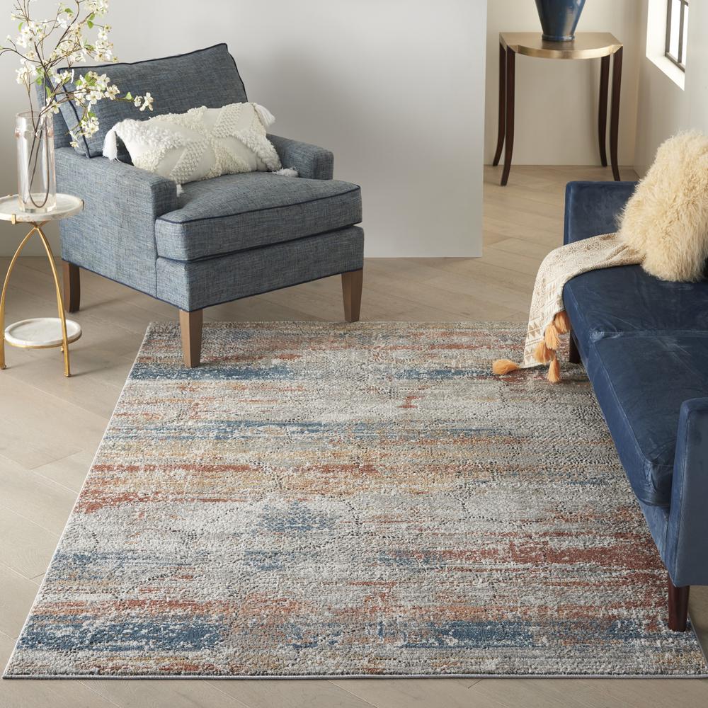 Modern Rectangle Area Rug, 5' x 7'. Picture 2