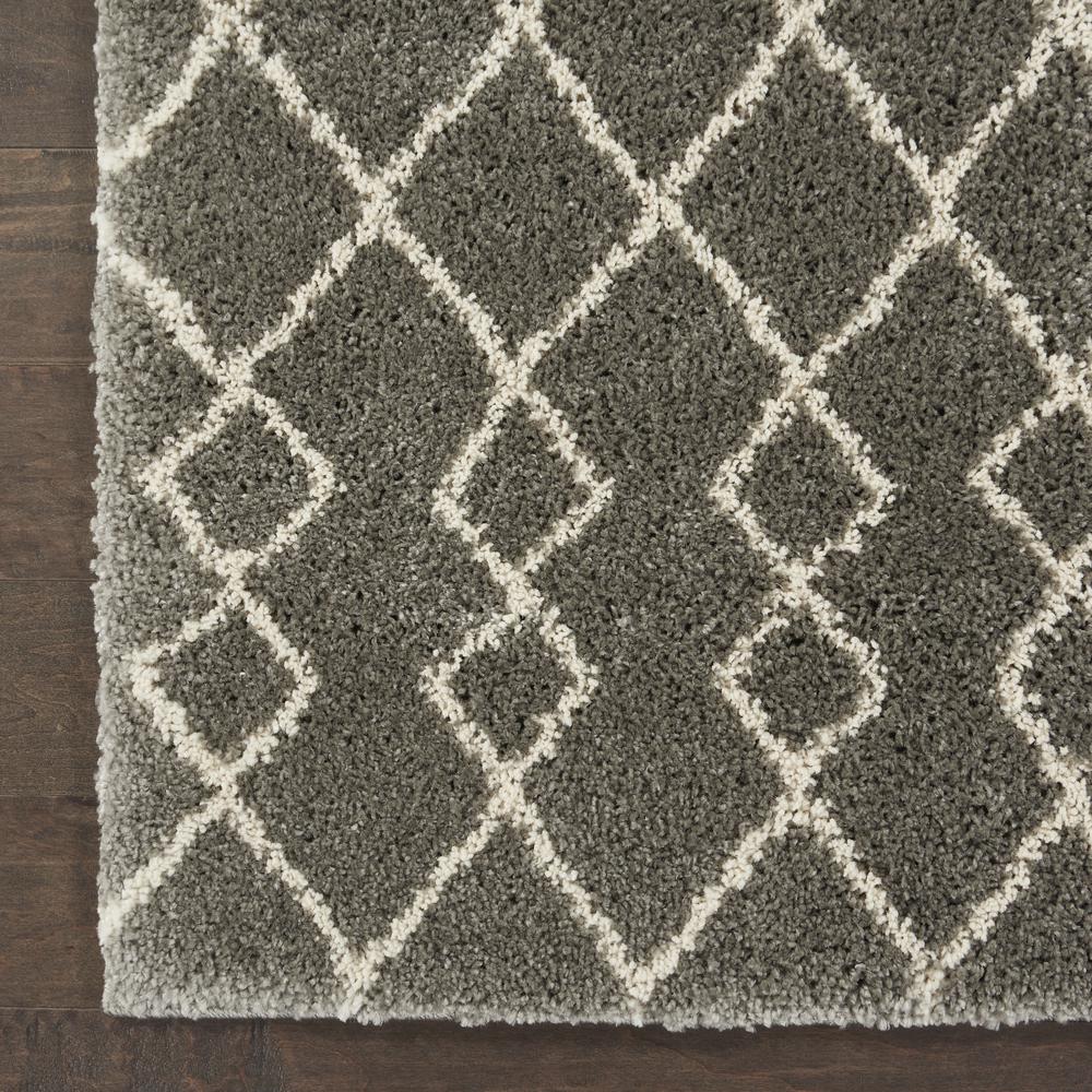 Nourison Home Geometric Shag Area Rug. Picture 4