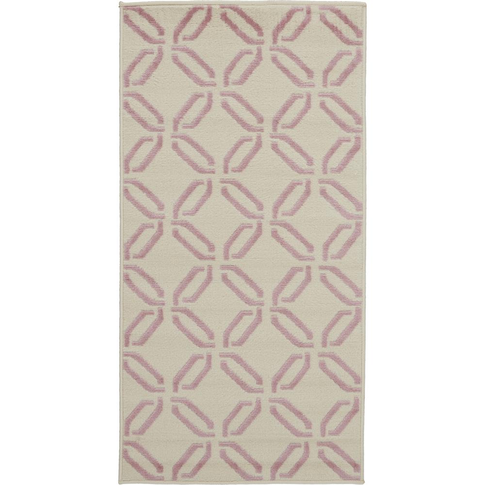 Jubilant Area Rug, Ivory/Pink, 2' x 4'. Picture 1