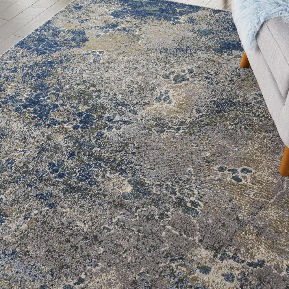 Nourison Artworks Area Rug, Blue/Grey, 5'6" x 8', ATW02. Picture 8