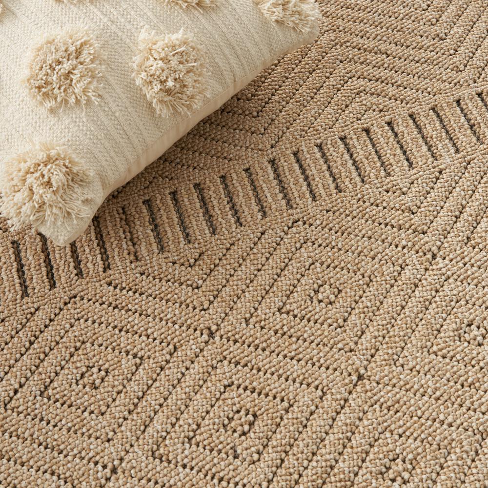 Nourison Elwood 7'10 x 10'6 Mocha Area Rug. Picture 8