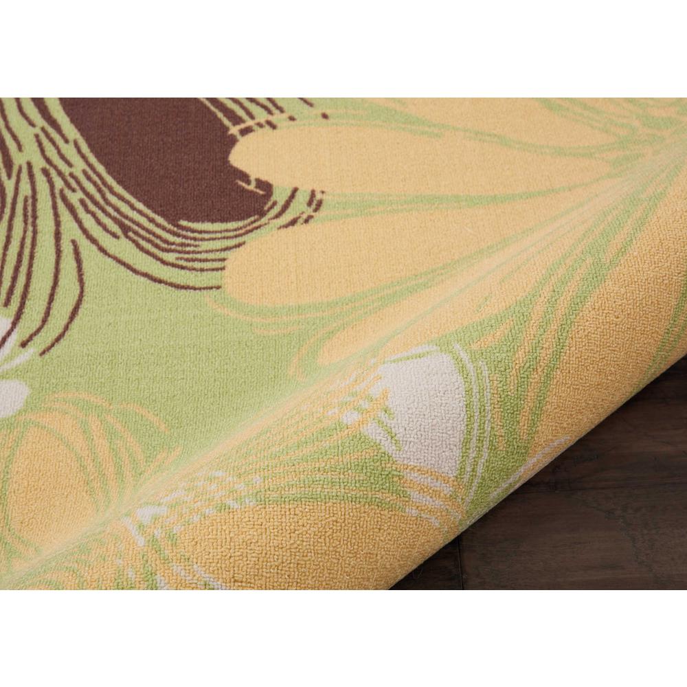 Home & Garden Area Rug, Green, 2'3" x 8'. Picture 4