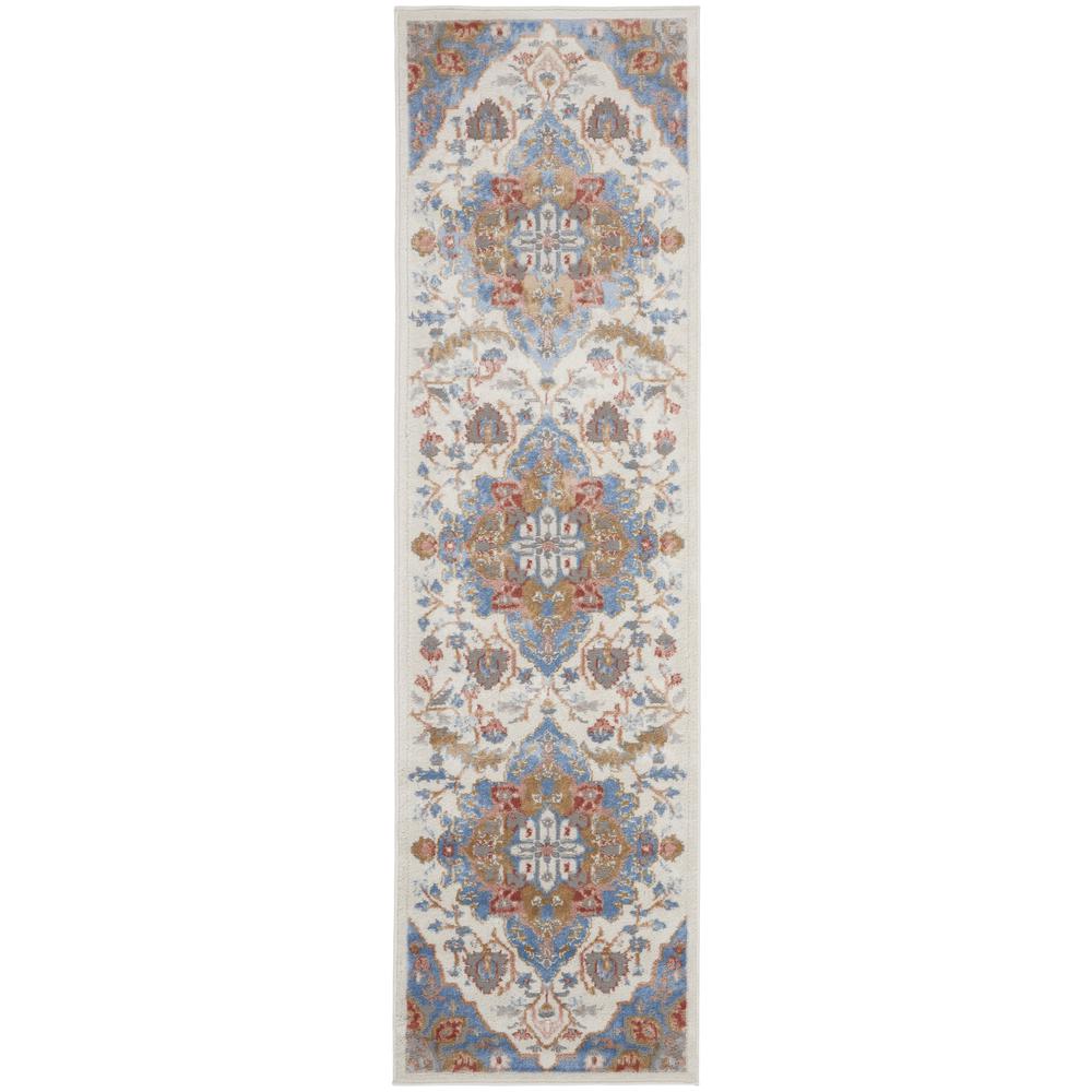 Transitional Runner Area Rug, 8' Runner. Picture 1