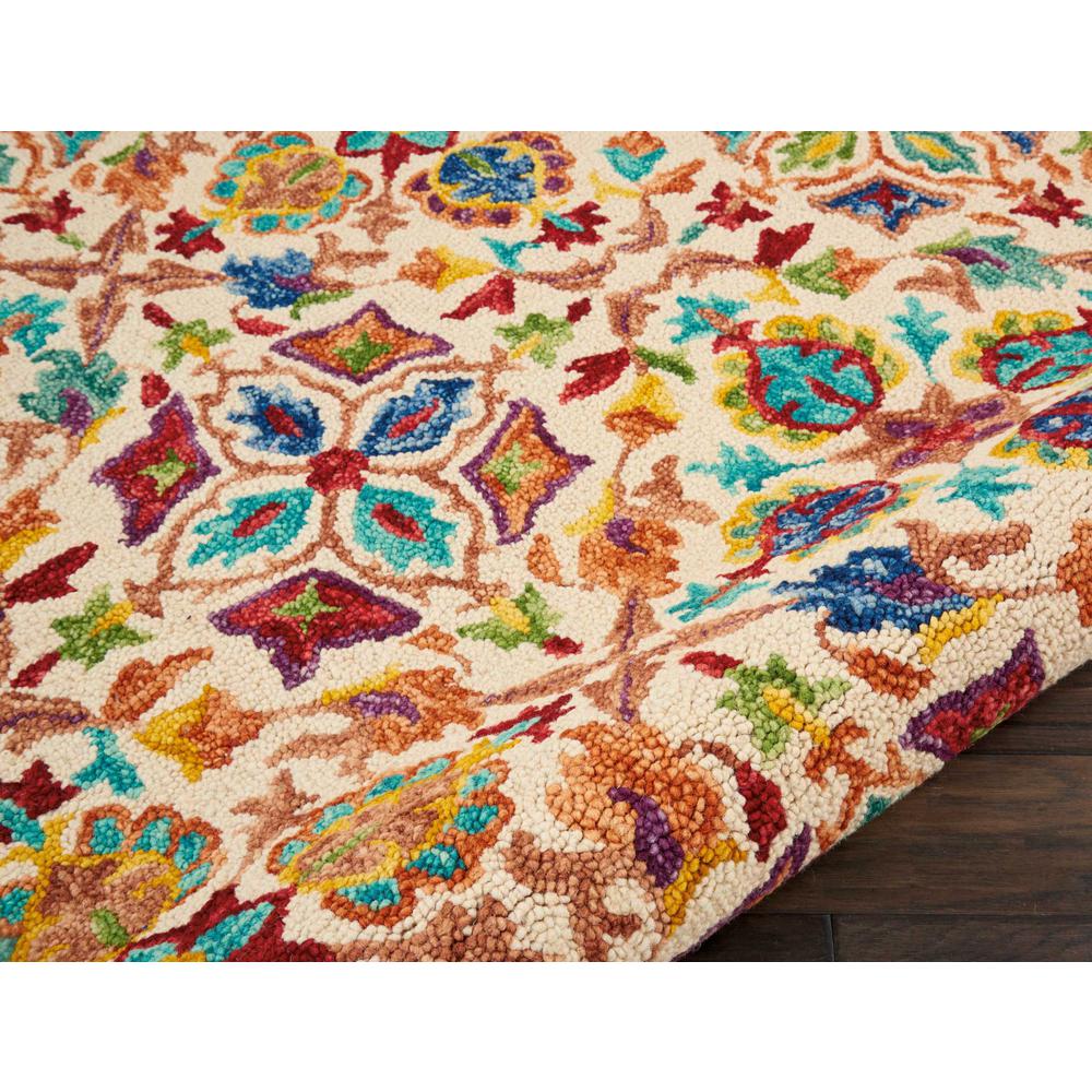 Bohemian Round Area Rug, 8' x Round. Picture 5