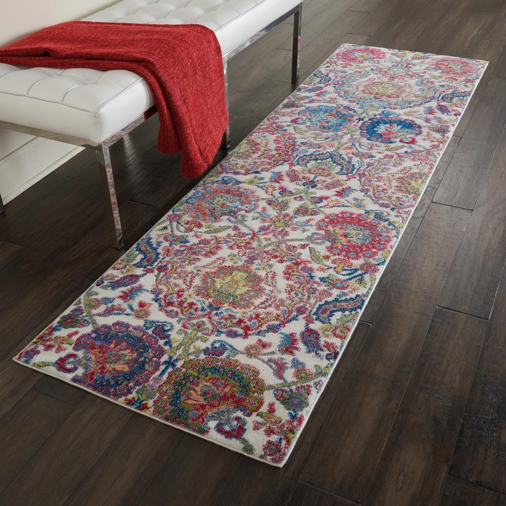 Vintage Runner Area Rug, 8' Runner. Picture 2