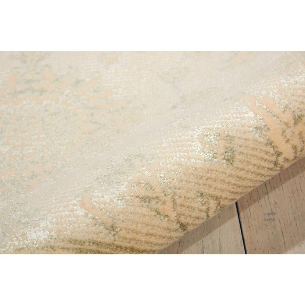 Luminance Area Rug, Cream/Mint, 2'3" x 8'. Picture 4